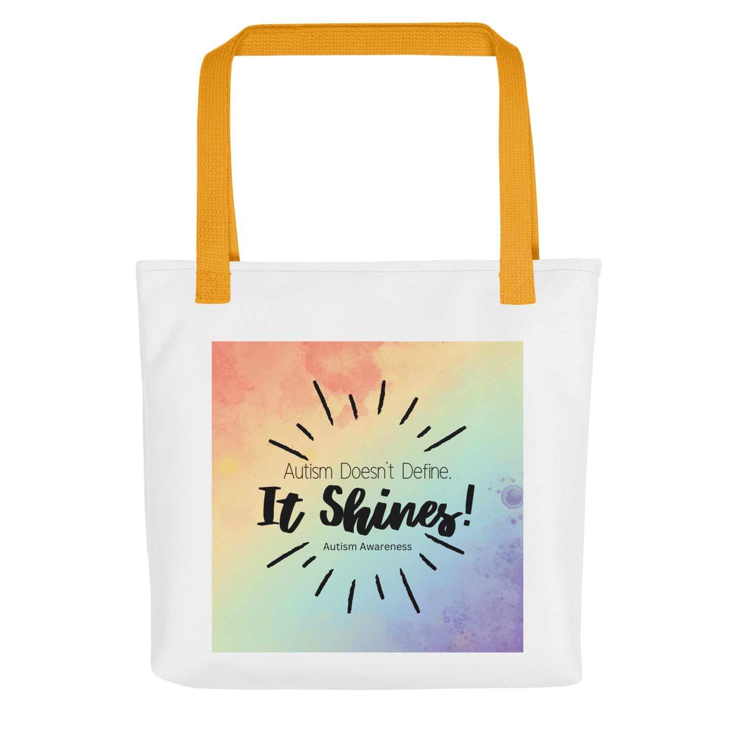 AUTISM SHINES Tote Bag