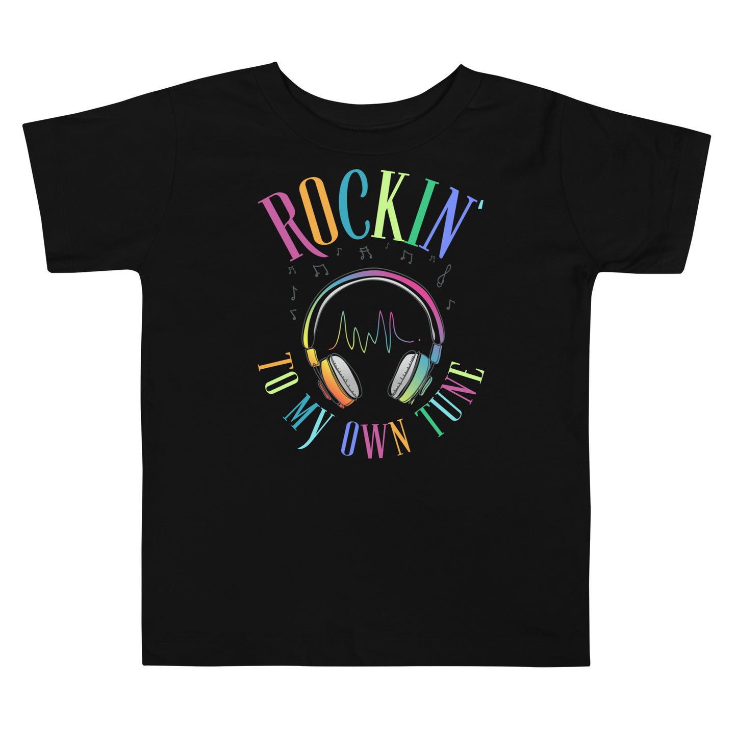 ROCKIN' TO MY OWN TUNE Toddler Short Sleeve Tee
