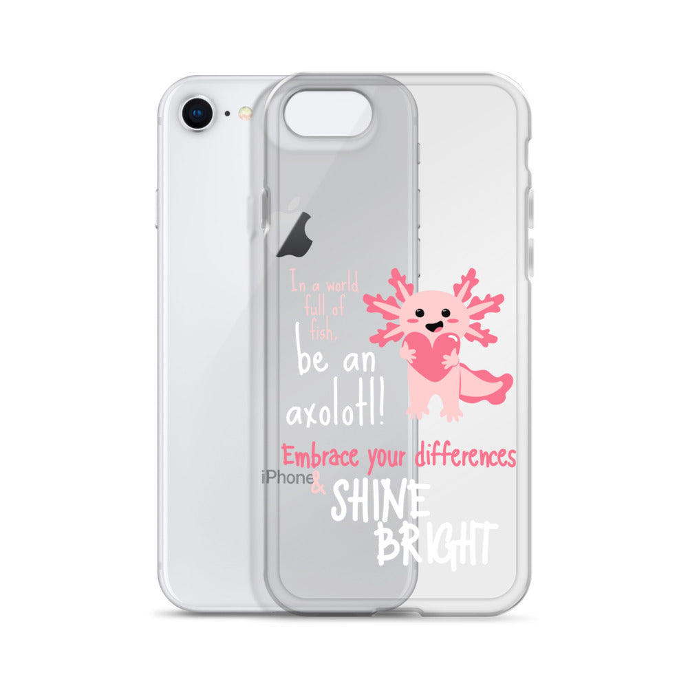 BE AN AXOLOTL Clear Case for iPhone®