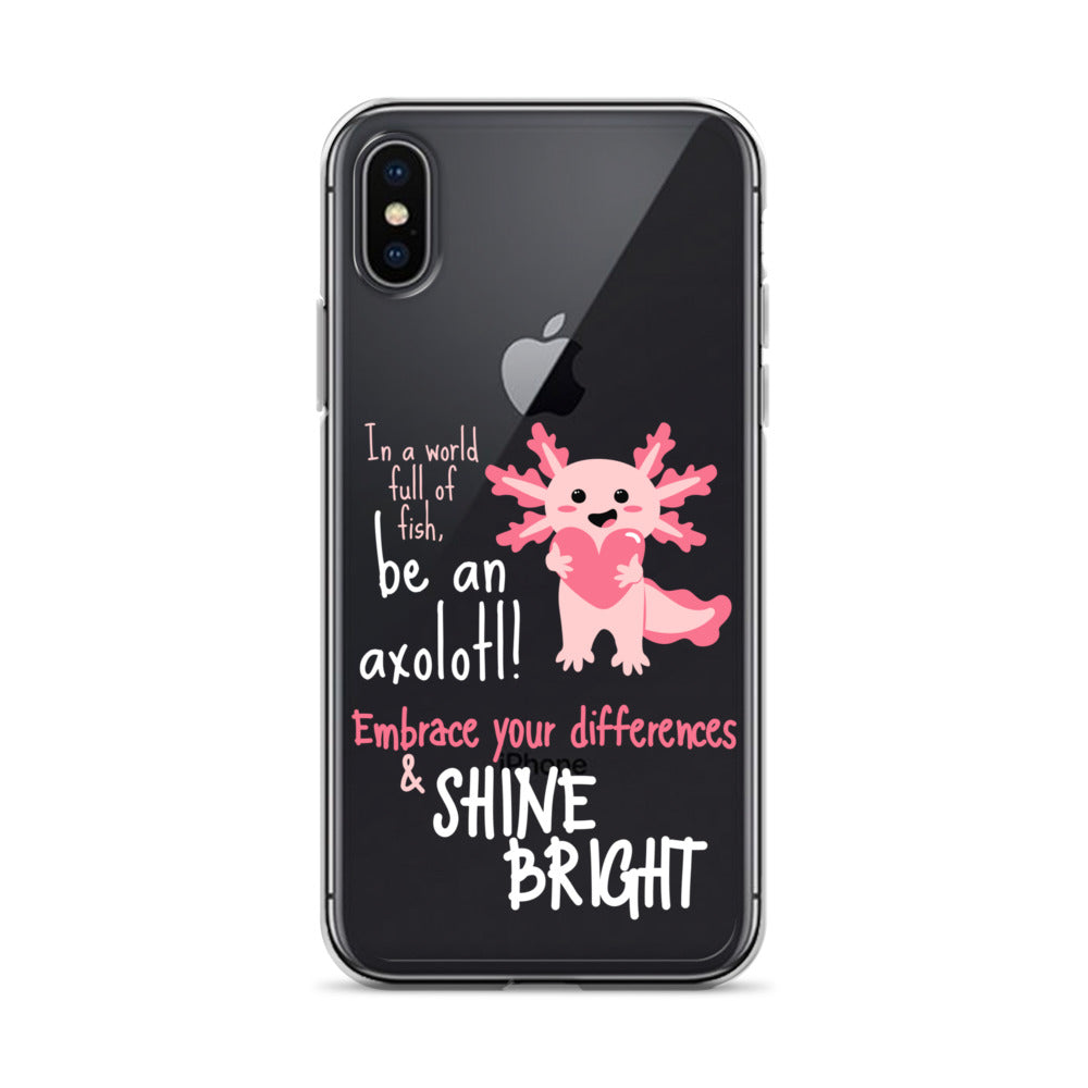 BE AN AXOLOTL Clear Case for iPhone®