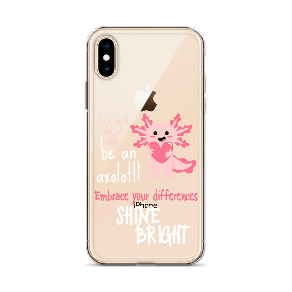 BE AN AXOLOTL Clear Case for iPhone®