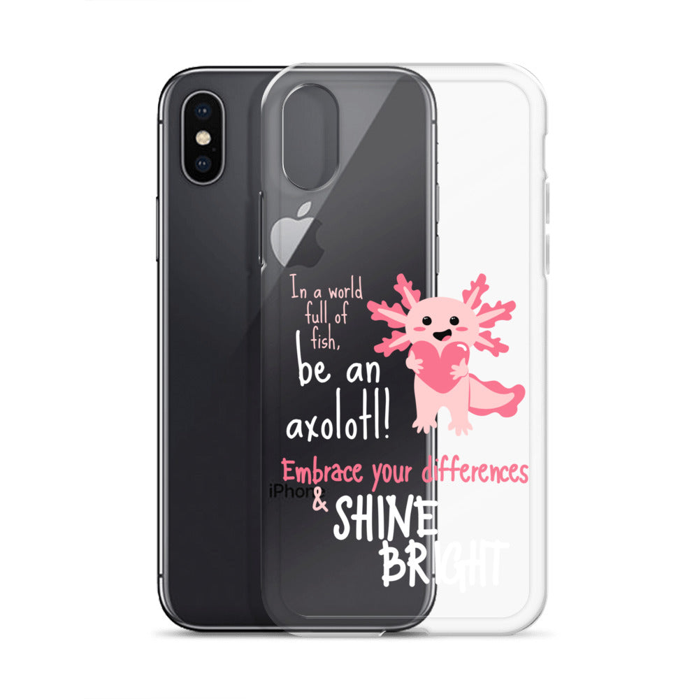BE AN AXOLOTL Clear Case for iPhone®