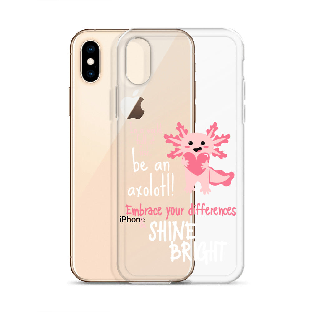BE AN AXOLOTL Clear Case for iPhone®