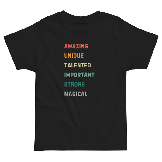 AUTISM IS MAGICAL Toddler jersey t-shirt