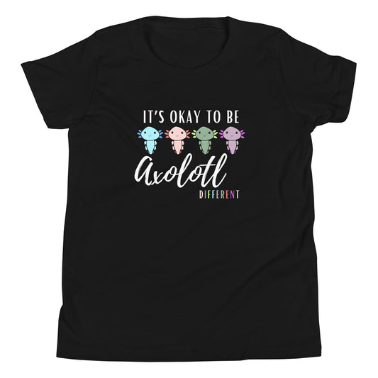 IT'S OKAY TO BE A "LOTTLE" DIFFERENT Youth Short Sleeve T-Shirt